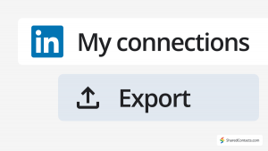 How to export my LinkedIn connections