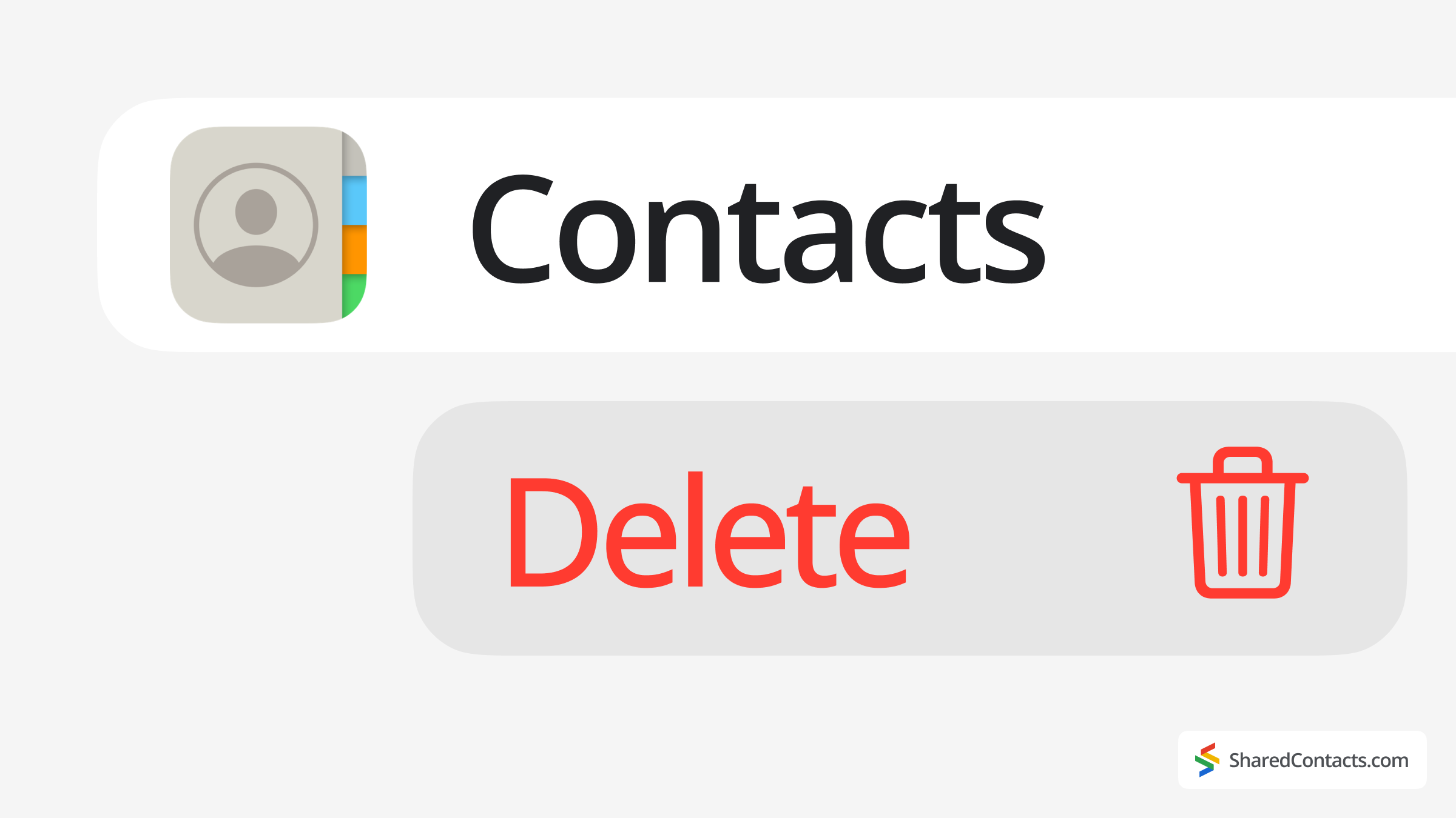How to delete contacts on iPhone
